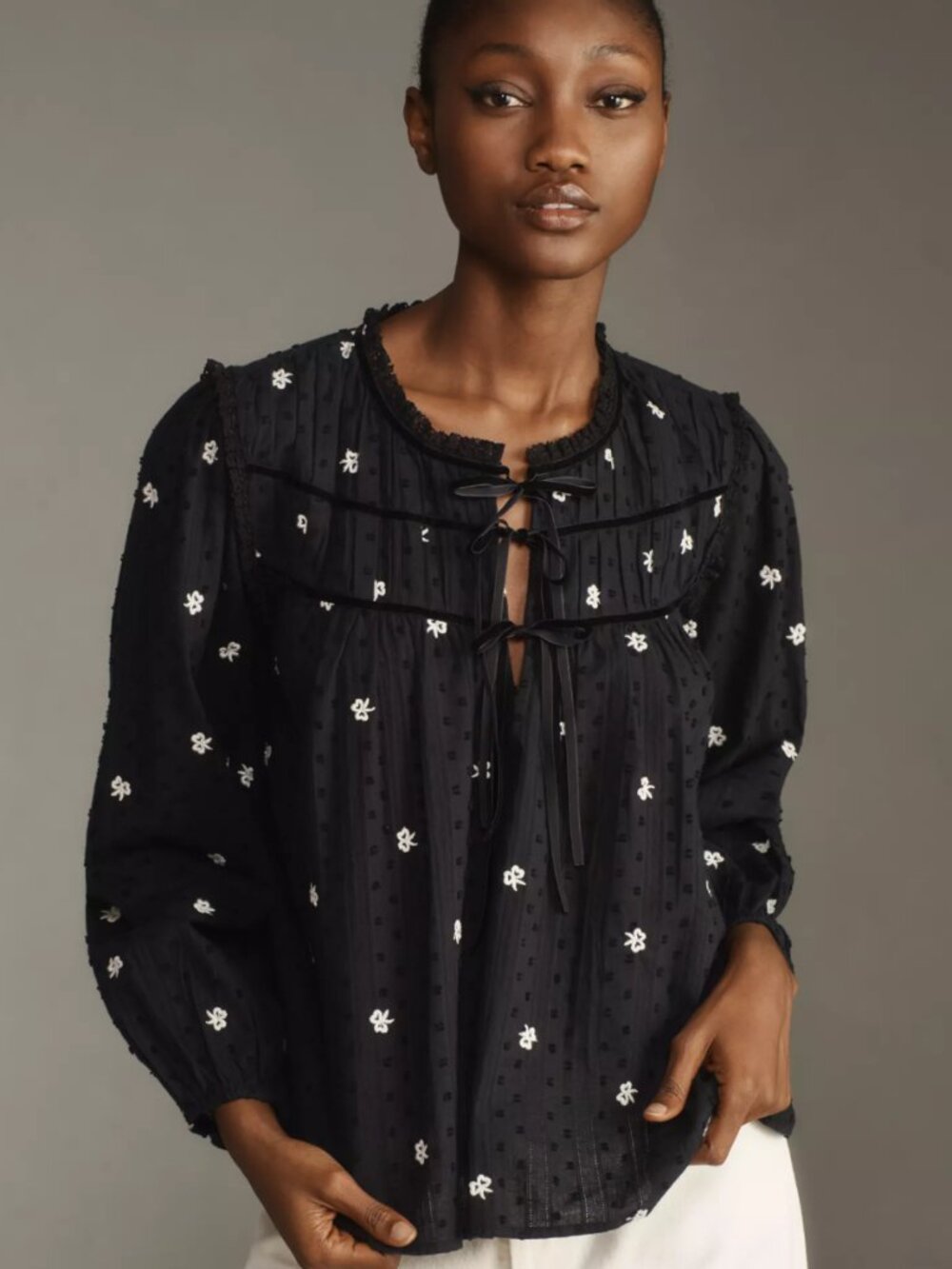Mille Colette Long-Sleeve Top